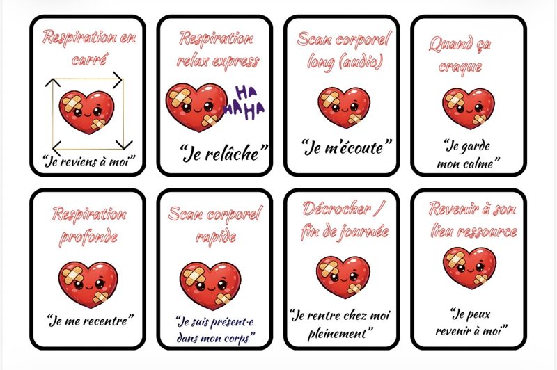 Cartes Cœur de soignants